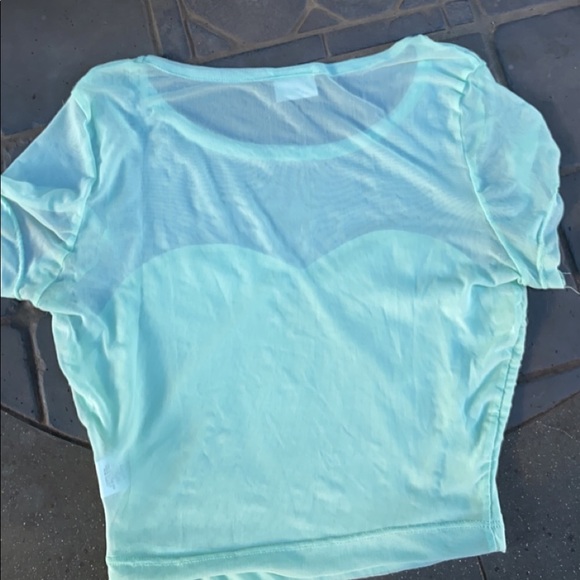 Tiffany blue pacsun crop top - Picture 3 of 4